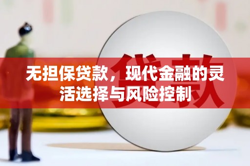 互助无担保贷款，现代金融的灵活选择与风险控制