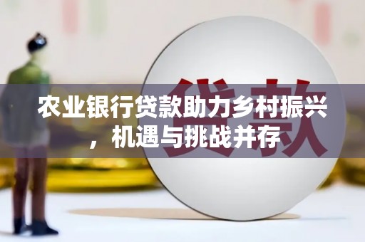 互助农业银行贷款助力乡村振兴，机遇与挑战并存